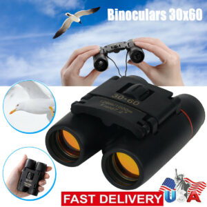 Compact FoldingTravel Binoculars 30x60 Zoom