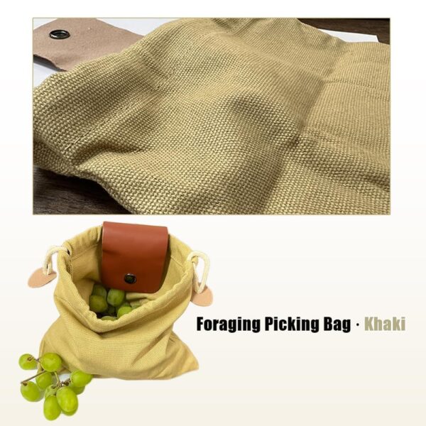 Canvas Foraging Multifunctional Waist Bag - Image 3