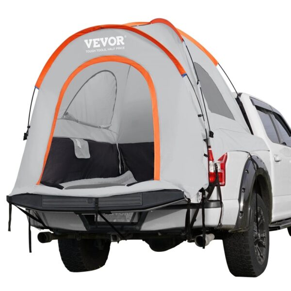 Truck Bed Tent, 5.5'-6' Pickup Truck Tent With Rain Fly And Carry Bag - Image 3