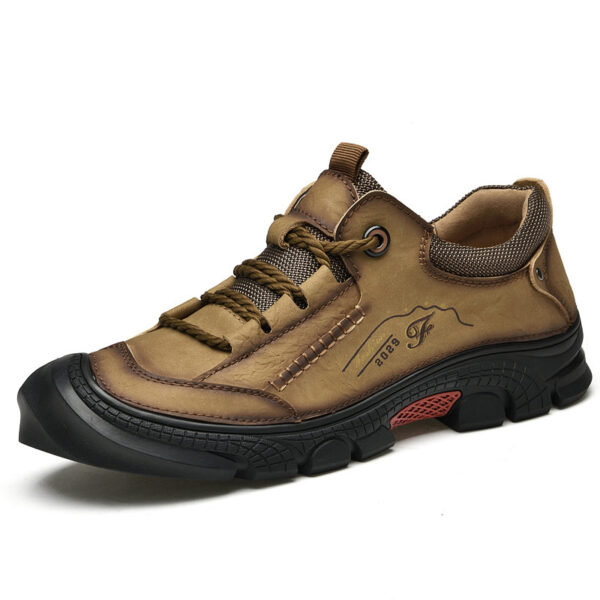 Non-slip Leather Hiking Outdoor Cross-Country Hiking Shoes - Image 4