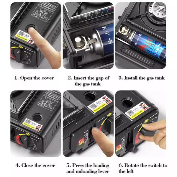 Portable Single Burner Butane Camp Stove - Image 3