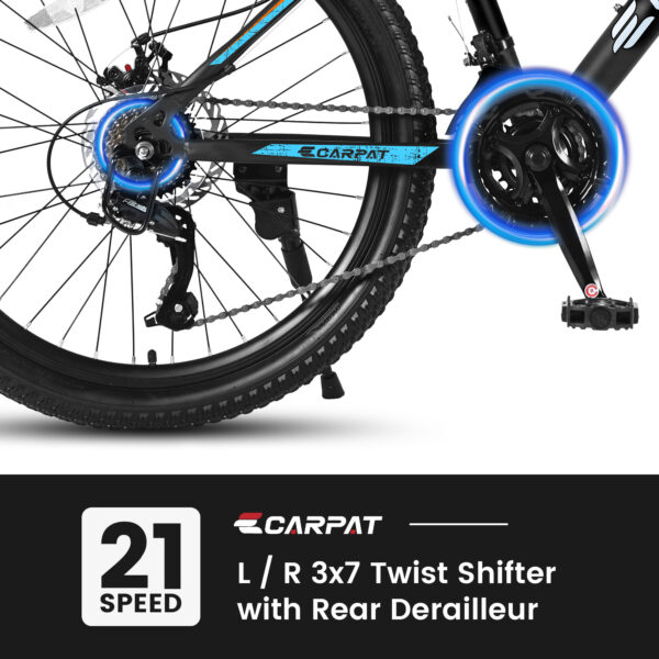 Unisex Hard-Tail Mountain Bike, with Suspension Fork Front, 26" Wheels, 21-Speed - Image 2